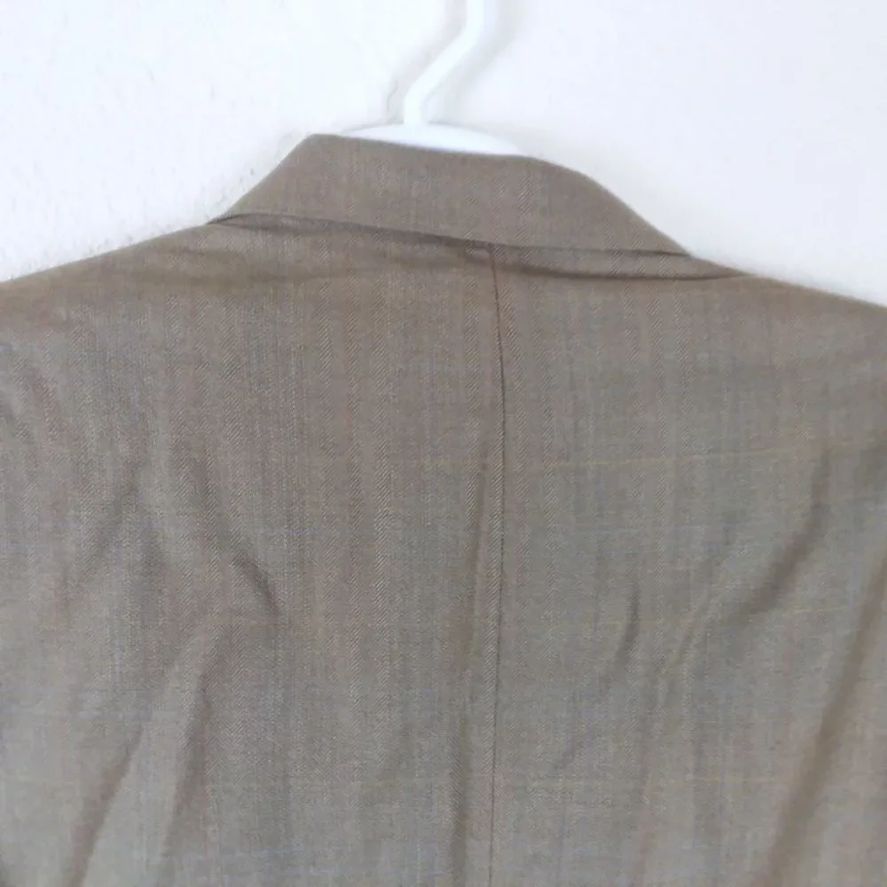 Oscar De La Renta Silk Wool Blend Blazer 42R